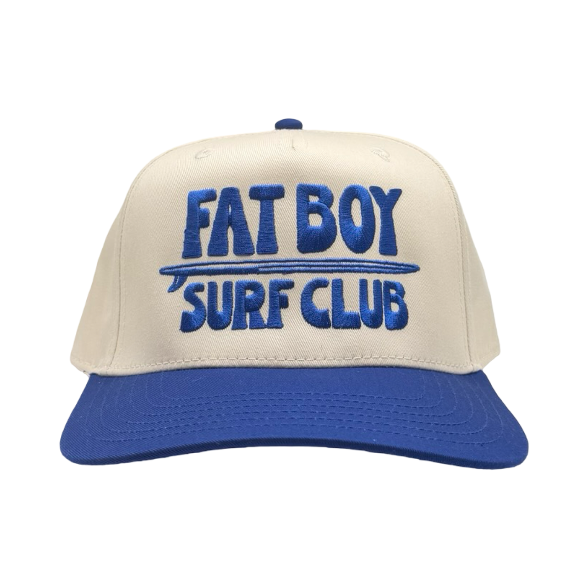 Apres Surf Embroidered Hat - Royal & Natural