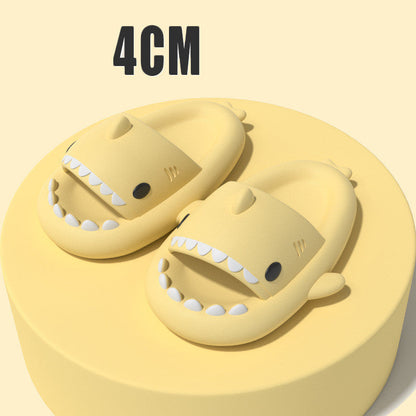 New Men and Women Summer Slippers Lovely Shark Shape Slides Outdoor Women Shoes Flip Flops Lightweight Open Toe Beach Pool Slides Sandals Shark Shower Slipper