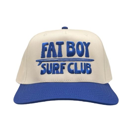 Apres Surf Embroidered Hat - Royal & Natural
